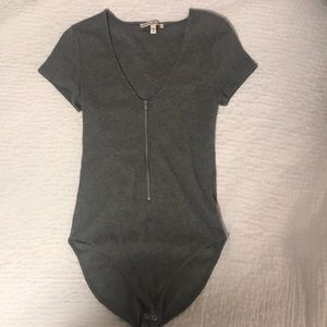 NWOT Gray Body Suit